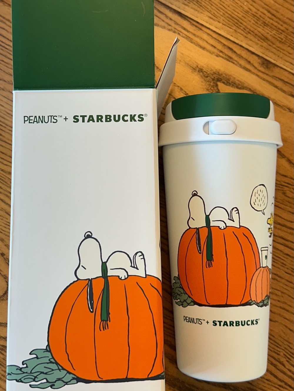 New Starbucks Snoopy Peanuts
PSL Great Pumpkin stainless steel tumbler